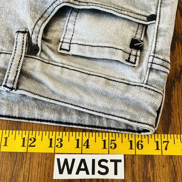 Kancan Women's Denim Jeans Size 30 Regular Fit High Rise Ankle Stretch Grey NWOT - Picture 8 of 12